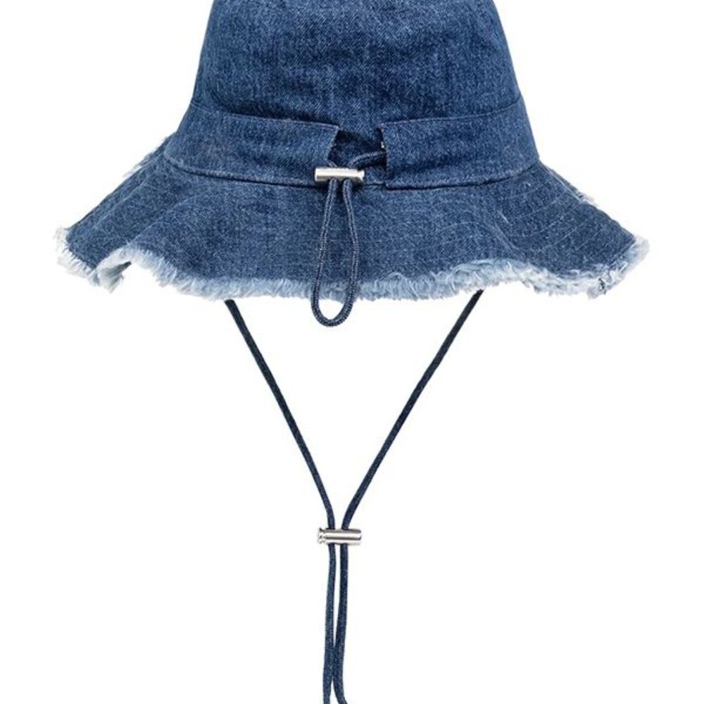 💥💥💥Jacquemus Le Bob Artichaut denim hat - Picture 2 of 9